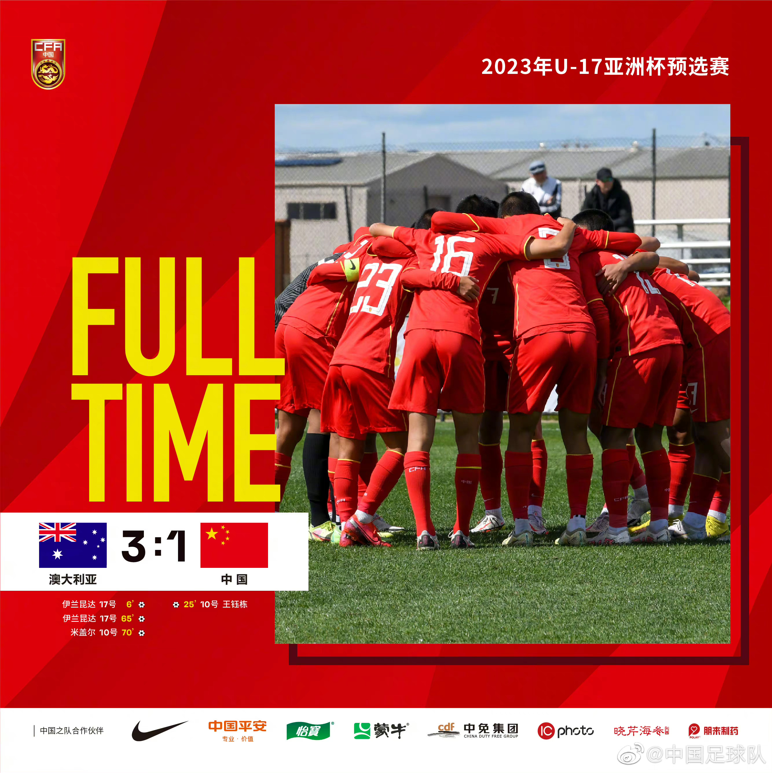 世界杯首秀1V3破门，伊兰昆达U17时期曾两战双杀国少，对轰王钰栋4-3