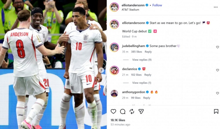 4抢断2拦截2解围,安德森世界杯首秀造助攻,英格兰4-2克罗地亚 4抢断2拦截2解围,安德森世界杯首秀造助攻,英格兰4-2克罗地亚