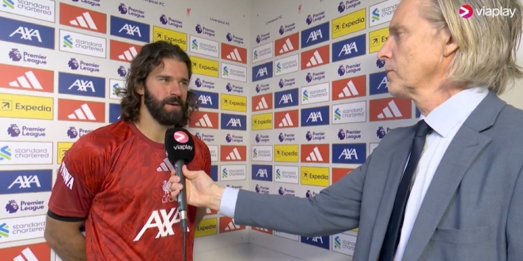 阿利松:队员之间还需要进一步磨合,很多时候配合会显得不够流畅