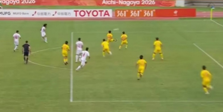 半场-U23国足0-0伊朗U23 U23国足控球率仅三成，3脚打门0射正